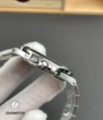 Side case and crown detail of 5712/1A-001 super clone watch in stainless steel