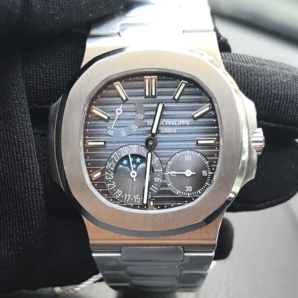 Patek Philippe Nautilus 5712/1A -001 40mm Blue Moon Phase Dial Super Clone