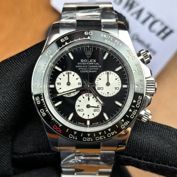 Rolex Daytona le mans 126529ln-0001 40mm black and white dial 4132 movement super clone(Gain weight)