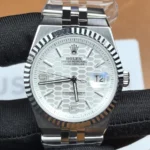 Rolex land dweller White honeycomb dial 127334 0001 Super Clone