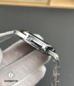 Side profile of Patek 5712 moonphase replica watch highlighting the slim case structure