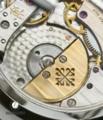 Detailed rotor close-up of Patek 5712 replica watch movement