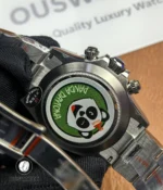 Back view of Rolex 116500LN-0002 showing caseback and bracelet attachment.