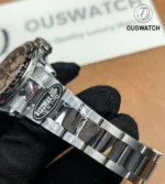 Rolex Daytona Le Mans 126529LN-0001 with 904L stainless steel bracelet, detailed bracelet shot.