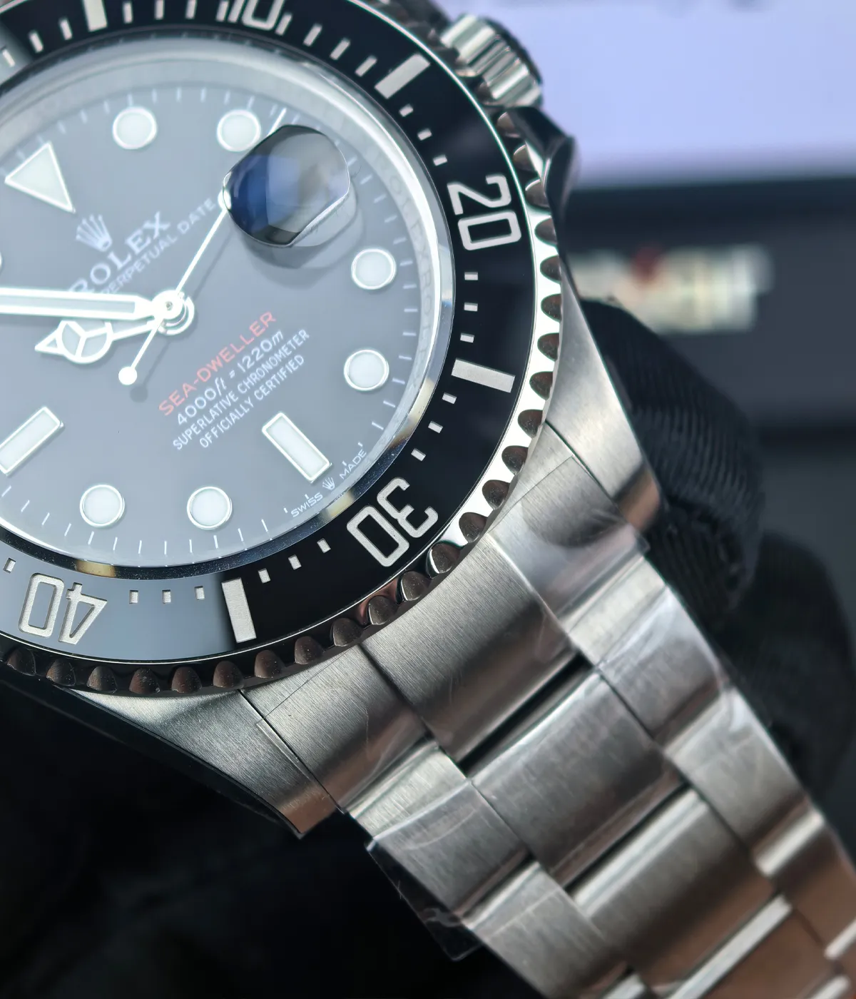 rolex deepsea 126600 904l case detail 1