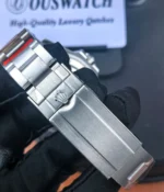 Detailed image of the Deepsea’s folding clasp, illustrating the robust locking mechanism and finish.