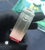 Detailed image of the Deepsea’s folding clasp, illustrating the robust locking mechanism and finish.