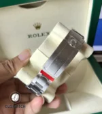 Detail of the Deepsea 136660 stainless steel clasp, showing robust locking mechanism and fine finishing.