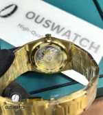 Rear view of the Historiques 222 showing caseback and endlink integration with the bracelet.