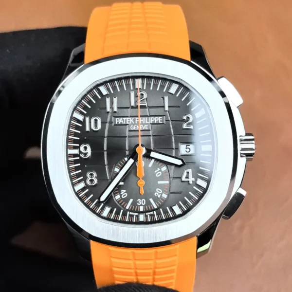 Patek Philippe Aquanaut Chronograph 5968A-001 Black Dial Rubber Strap Super Clone