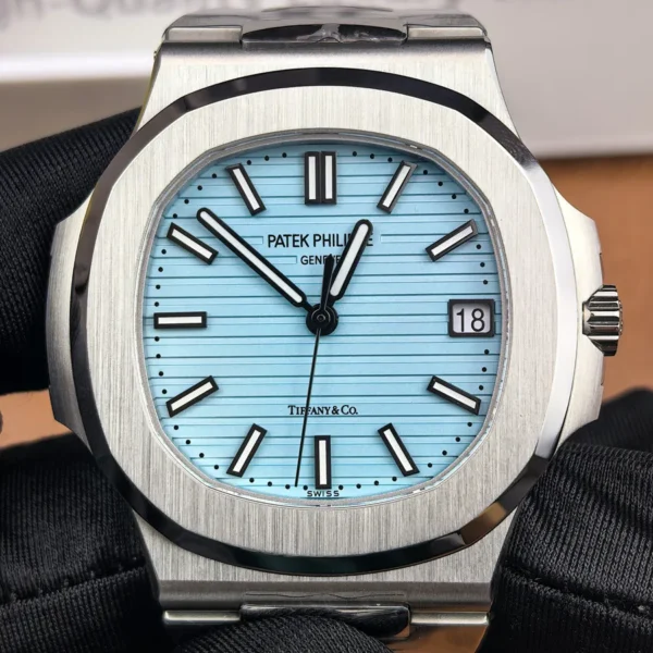 Patek Philippe Tiffany & Co Nautilus 5711/1A-018 Blue Dial Stainless steel Super Clone