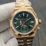 vacheron overseas dual time green dial 7920v 210r b965 two tone super clone 1