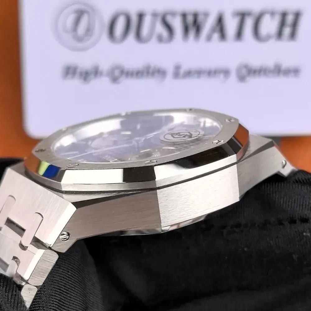 QC image of watch side case view, showing case profile, finishing, and overall condition