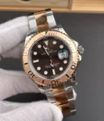 Rolex Yacht-Master 40 126621 two-tone rose-gold case angle view