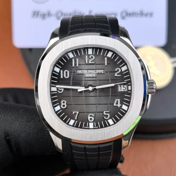 Front view of Patek Philippe Aquanaut 5167A-001 Super Clone watch