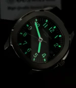 Night display (lume) effect of a Patek Philippe Aquanaut 5167A-001 watch