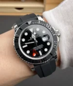 Wrist shot of the Rolex Yacht-Master 42 M226659 watch.