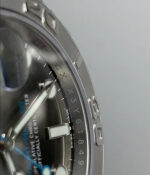 Inner rehaut engraving detail on the Rolex Yacht-Master 40 126622 rhodium dial super clone.