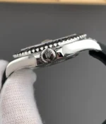 Close view of the white gold case and crown on the Rolex Yacht-Master 42 226659.